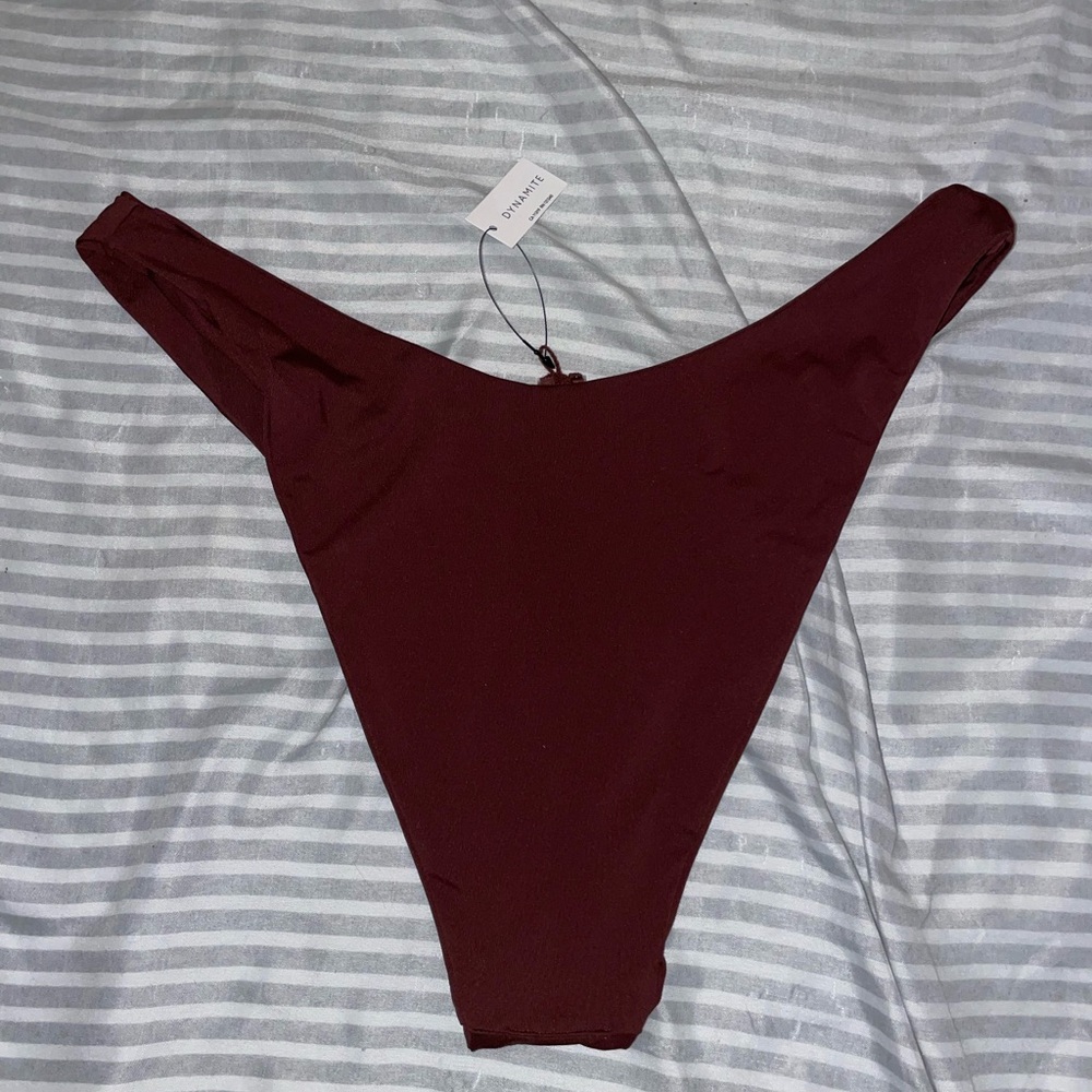 Dynamite reddish brown bikini bottoms G/L